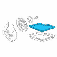 OEM 2011 Ford Ranger Pan Gasket Diagram - 7L5Z-7A191-A