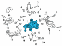 OEM Toyota Corolla Cross Knuckle Diagram - 42304-06320