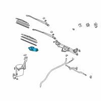 OEM 2000 Toyota Echo Wiper Motor Diagram - 85110-52130
