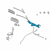 OEM Toyota Echo Link Assy, Windshield Wiper Diagram - 85150-52080