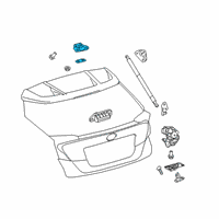 OEM 2021 Toyota C-HR Hinge Diagram - 68810-10031