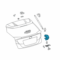 OEM 2021 Toyota C-HR Lock Diagram - 69350-10140