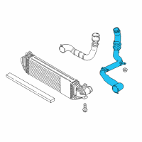 OEM 2016 Ford Focus Air Duct Diagram - G1FZ-6C646-A