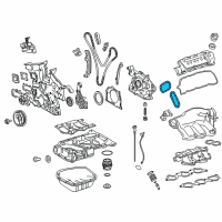 OEM 2018 Toyota Sienna Secondary Chain Diagram - 13507-0P010