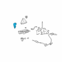 OEM 2011 Acura MDX Knob Set, Select Lever (Type B) (Grayge) Diagram - 54131-STX-A83ZF