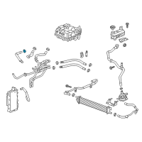 OEM 2017 Cadillac CT6 Outlet Hose Clamp Diagram - 11547608