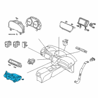 OEM Acura RDX Control Assembly, Automatic Air Conditioner (Premium Black Metallic) Diagram - 79600-TX4-A41ZC