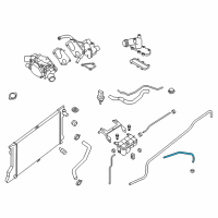 OEM 2013 Nissan NV2500 Hose-Reserve Tank Diagram - 21741-1PD0A