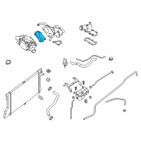 OEM 2020 Nissan NV3500 Gasket-Water Outlet Diagram - 11062-EZ30A