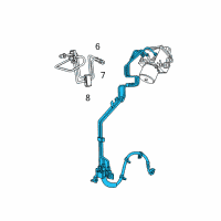 OEM 2013 Ram 2500 Tube-Brake Diagram - 68192419AA