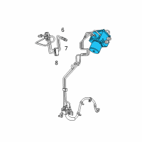 OEM 2014 Ram 3500 Electrical Anti-Lock Brake System Control Diagram - 68143491AA