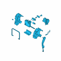 OEM 2006 Infiniti Q45 Heating Unit-Front Diagram - 27110-AR204