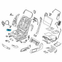 OEM 2017 BMW 650i Gran Coupe Seat Adjustment Switch, Left Diagram - 61-31-9-347-451