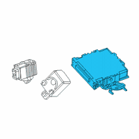 OEM 2021 Lexus UX250h Clear Computer Assembly Diagram - 89340-76050