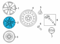 OEM 2021 Kia Sorento Wheel Assembly-Aluminium Diagram - 52910P4110