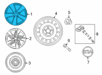 OEM 2021 Kia Sorento Wheel Assembly-Aluminium Diagram - 52910R5120