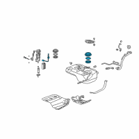 OEM 2009 Acura MDX Meter Set Diagram - 17047-STX-A00