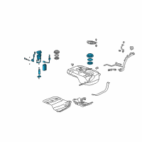 OEM 2012 Honda Pilot MODULE, FUEL PUMP Diagram - 17045-SZA-A34