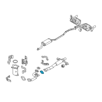 OEM 2008 Ford Edge Extension Pipe Gasket Diagram - 7T4Z-5C226-AA