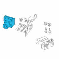 OEM 2002 Kia Spectra Hydraulic Unit Assembly Diagram - 0K2N1437AZ