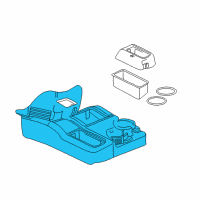 OEM 2003 Dodge Ram 3500 Console-Floor Diagram - 5GT26WL5AC