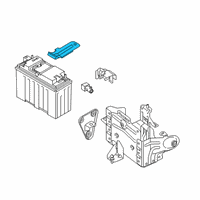 OEM 2021 BMW 750i xDrive Battery Bracket Diagram - 61-21-6-826-110