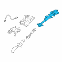 OEM Saturn Relay Column Assembly Diagram - 19133732