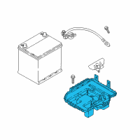 OEM 2015 Kia Soul EV Tray Assembly-Battery Diagram - 37150E4000