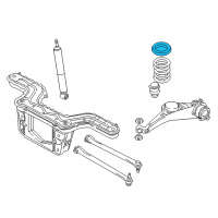 OEM 2003 Ford Escape Spring Upper Seat Diagram - YL8Z-5A565-AA