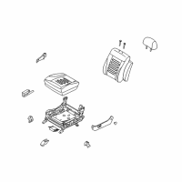 OEM 2009 Kia Amanti Heater-Front Seat Cushion Diagram - 881903F900