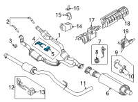 OEM 2021 Ford Transit-350 BRACKET Diagram - LK4Z-5A246-A