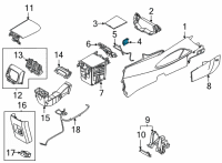 OEM Hyundai Tucson UNIT ASSY-MOOD LAMP Diagram - 92910-G8AA0