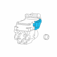 OEM Dodge Ram 3500 Anti-Lock Brake System Module Diagram - 68048345AA