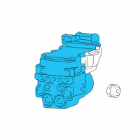 OEM 2009 Dodge Ram 2500 Anti Lock Brake Pump Assembly Diagram - 55366224AP