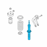 OEM 2017 BMW X6 Front Suspension Strut Diagram - 31-31-6-851-747