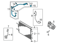 OEM 2022 Hyundai Elantra TUBE ASSY-SUCTION & LIQUID Diagram - 97775-BY100