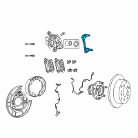 OEM 2007 Dodge Caliber Adapter-Disc Brake CALIPER Diagram - 68033071AA