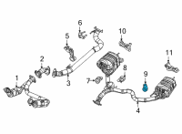 OEM Jeep EXHAUST ISOLATOR Diagram - 68455063AB