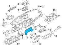OEM 2021 BMW 330i TRIM INSTRUMENT CLUSTER Diagram - 51-45-6-805-535