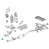 OEM 2018 Honda Civic Gasket, Exhuast Pipe Diagram - 18303-T2B-A01