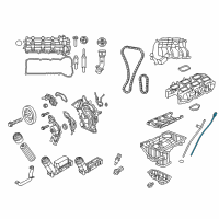 OEM 2011 Dodge Avenger Indicator-Engine Oil Level Diagram - 68067146AF