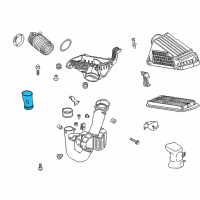 OEM 2004 Acura TL Tube C, Air In. Diagram - 17245-RDA-A00