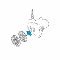 OEM 2006 Hyundai Tucson Bearing-Clutch Release Diagram - 41421-39275