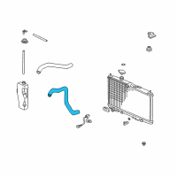 OEM 2001 Acura TL Hose, Water (Lower) Diagram - 19502-P8E-A00