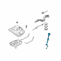 OEM 2009 Kia Amanti Pump Assy-Fuel Diagram - 311103F700DS