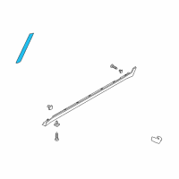 OEM 2013 Kia Soul GARNISH Assembly-Front , LH Diagram - 861702K500