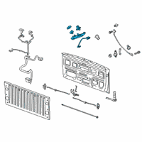 OEM 2020 Chevrolet Silverado 1500 Handle Diagram - 84123315