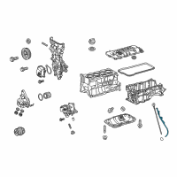 OEM 2011 Toyota Prius Guide Tube Diagram - 11409-37010