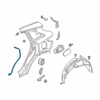 OEM 2021 Infiniti QX50 WEATHERSTRIP Assembly-Body Side, RH Diagram - 82836-5NA0B