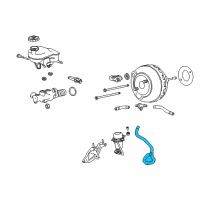 OEM Cadillac Vacuum Hose Diagram - 20791949